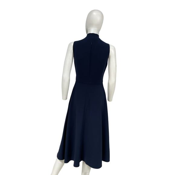 Black Halo 'Carolina' Blue Polyamide Dress Size 4 - Picture 3 of 5